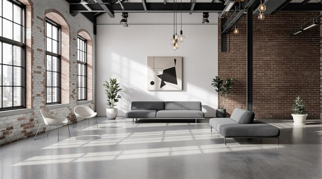 industrieel interieur met industriele look